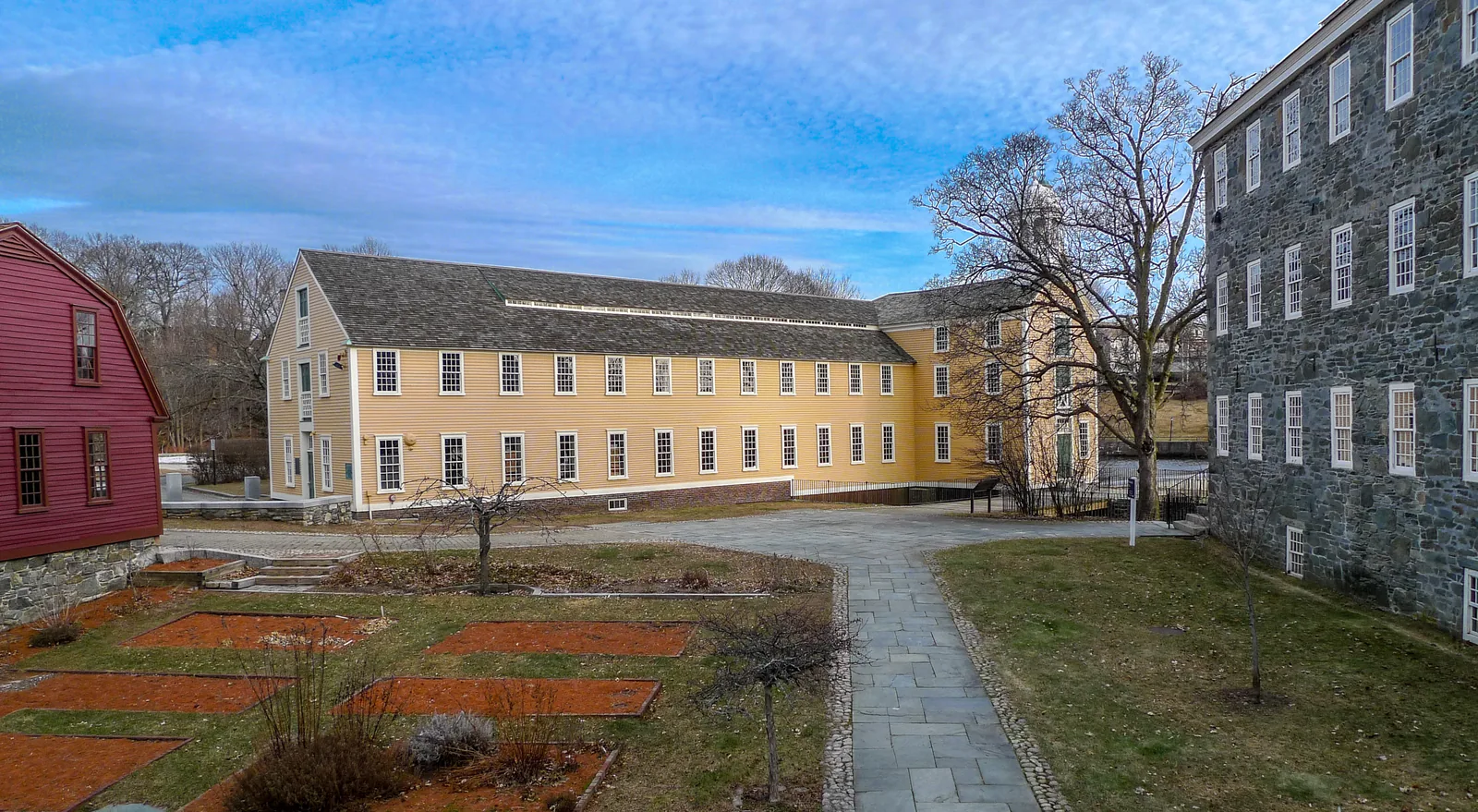 Slater Mill Historic Site along the Blackstone River